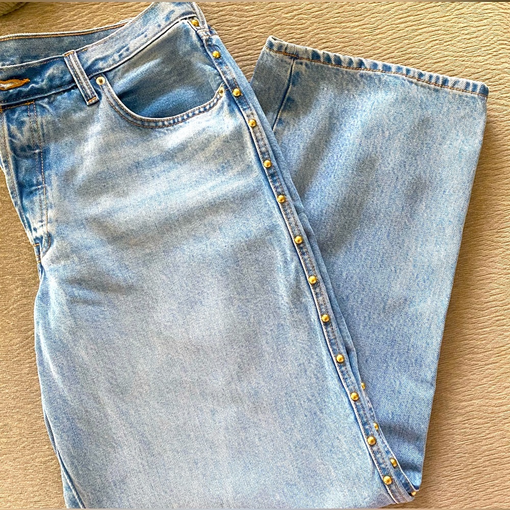 UNIVERSAL THREAD 90’s Baggy Jeans with Side Stud Details - Size 12- EUC